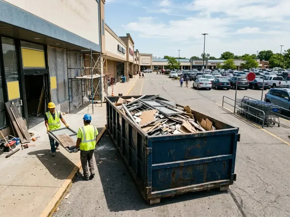 retail-store-renovation-debris-003 — frequently asked questions, Roll-off Dumpster Rentals in Grill, PA